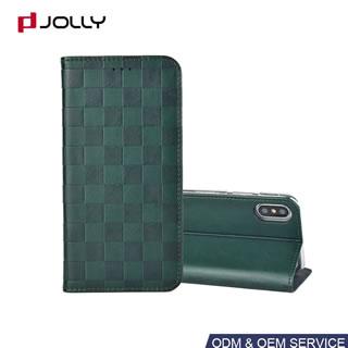 Узорчатый защитный чехол для iPhone X, Флип чехол