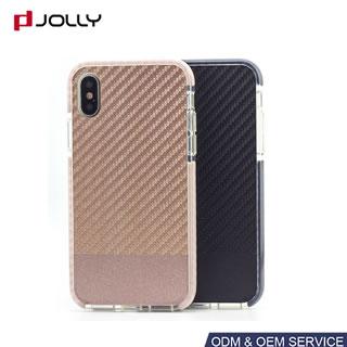 Противоударный карбоновый чехол для iPhone X