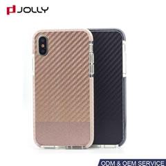 Противоударный карбоновый чехол для iPhone X