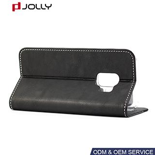 Кожаный чехол для Samsung Galaxy S9, защитный флип чехол