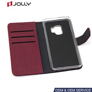 Чехол-кошелек для Samsung Galaxy S9, защитный флип чехол