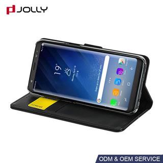 Кожаный чехол для Samsung Galaxy S8, Водонепроницаемый чехол-кошелек для телефона